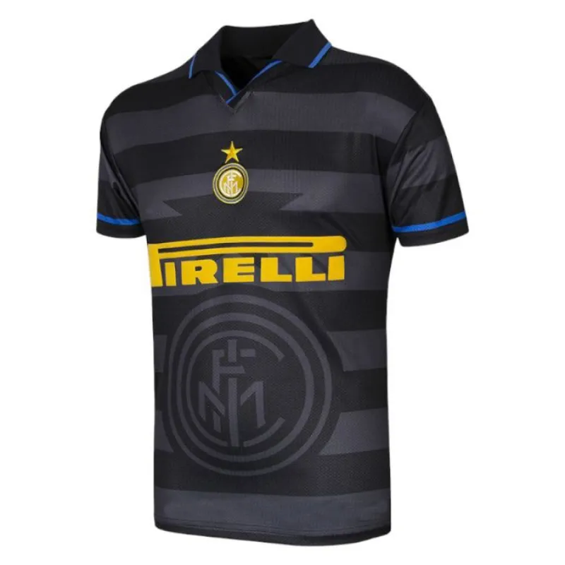 Inter de Milán 1997/98 Camiseta retro visitante - Negra