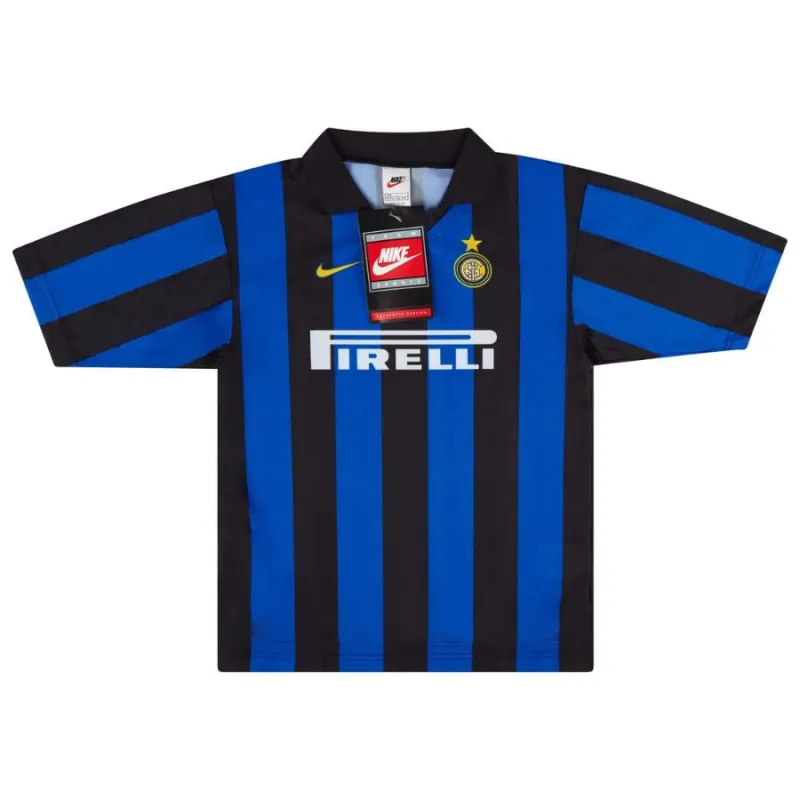 Inter de Milán 1997/98 Camiseta retro local - Azul/Negra