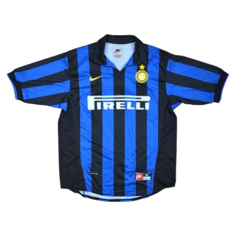 Inter de Milán 1998/99 Camiseta retro local - Azul/Negra