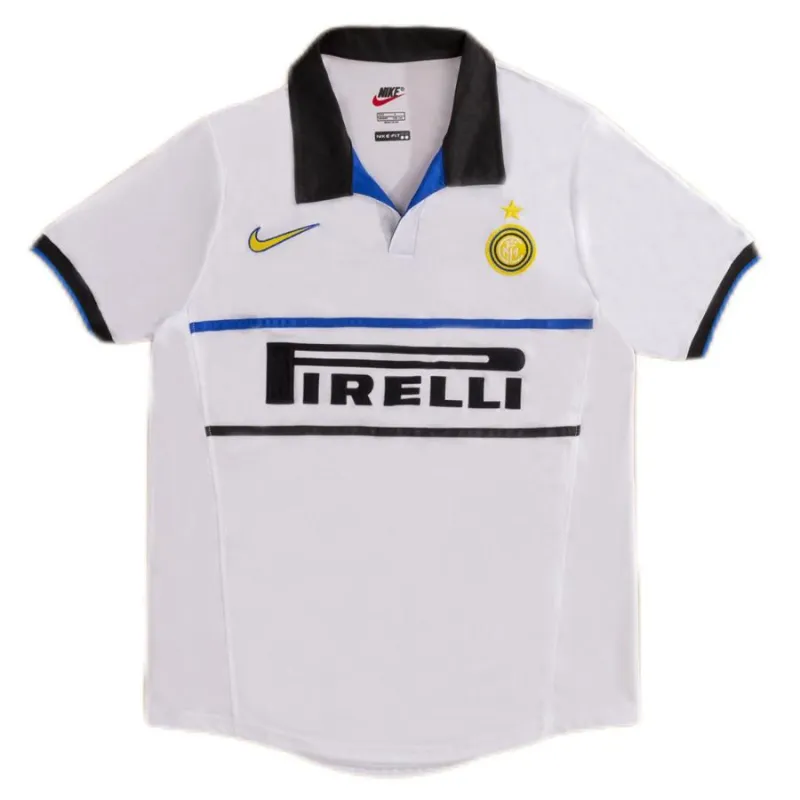 Inter de Milán 1998/99 Camiseta retro visitante - Blanca