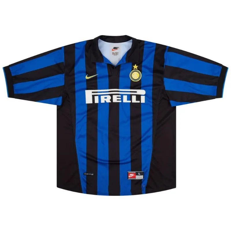 Inter de Milán RONALDO 1998/99 Camiseta retro local - Azul/Negra