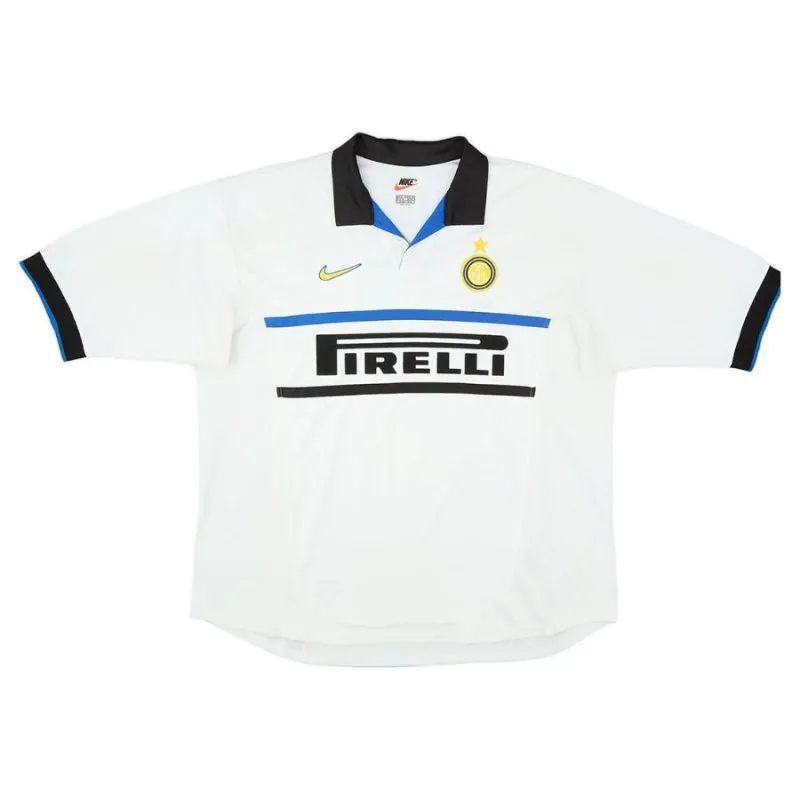Inter de Milán RONALDO 1998/99 Camiseta retro visitante - Blanca