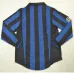 Inter Milan 1998/99 retro Heimtrikot mit langen Ärmeln - blau