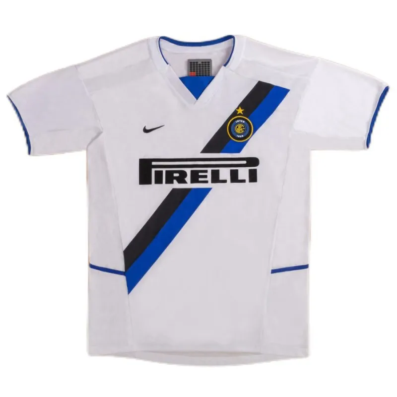 Inter de Milán 2002/03 Camiseta retro visitante - Blanca
