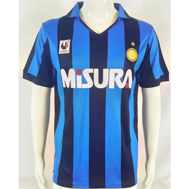 Inter Milan 1990/91 retro Heimtrikot - blau