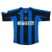 Inter de Milán ADRIANO 2004/05 Camiseta retro local - Azul/Negra
