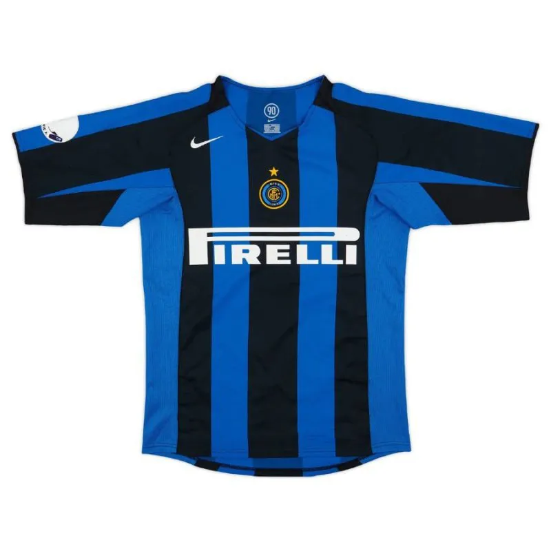 Inter de Milán ADRIANO 2004/05 Camiseta retro local - Azul/Negra