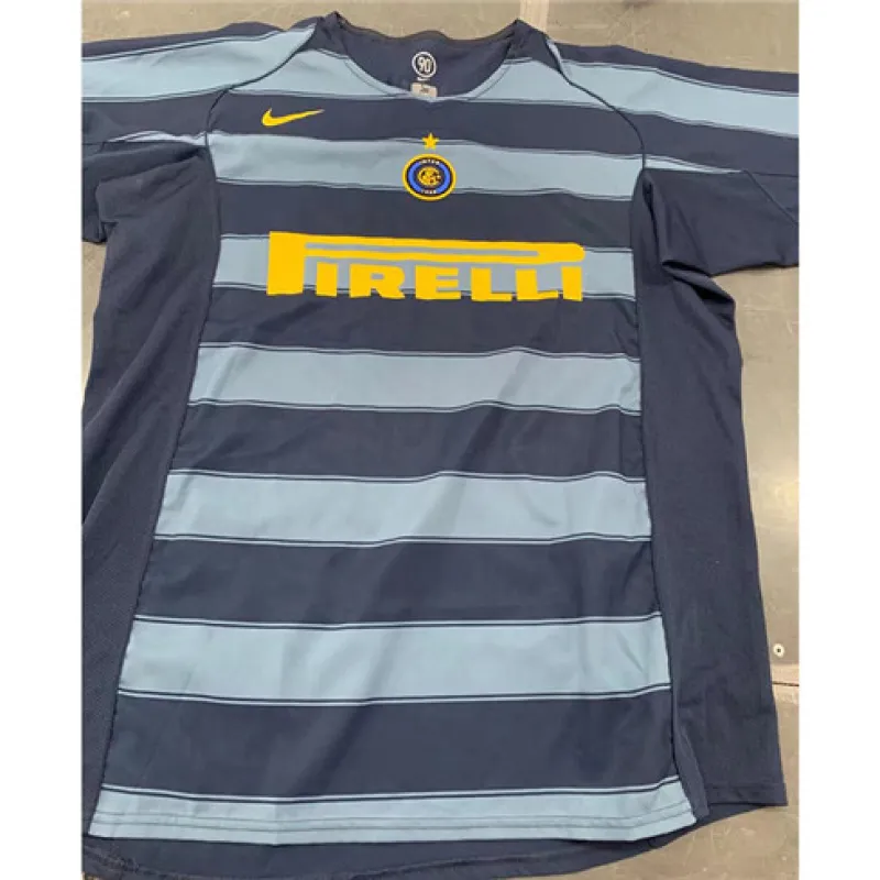 Camiseta tercera retro del Inter Milan 2004/05 - azul