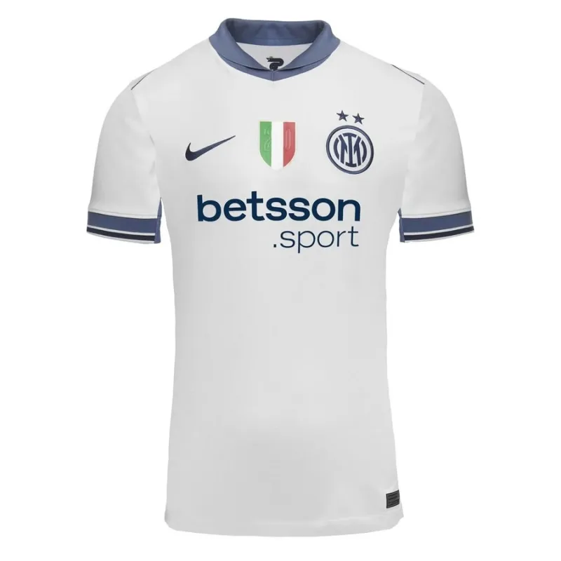 Ensemble de maillot pour enfants de l'extérieur de l'Inter Milan 2024/25 - Blanc