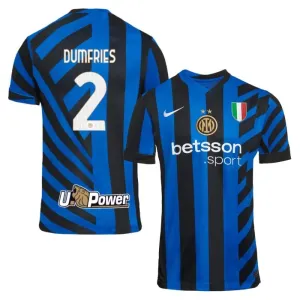 Camiseta de campo 2024/25 de Inter de Milán de Denzel Dumfries - Azul