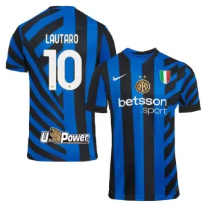 Le maillot de domicile 2024/25 de l'Inter Milan de Lautaro - Bleu