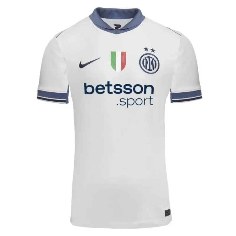 Le kit d'enfant de l'extérieur 2024/25 de l'Inter Milan de Denzel Dumfries - Blanc