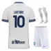 Le kit d'enfant de l'extérieur 2024/25 de l'Inter Milan de Lautaro - Blanc