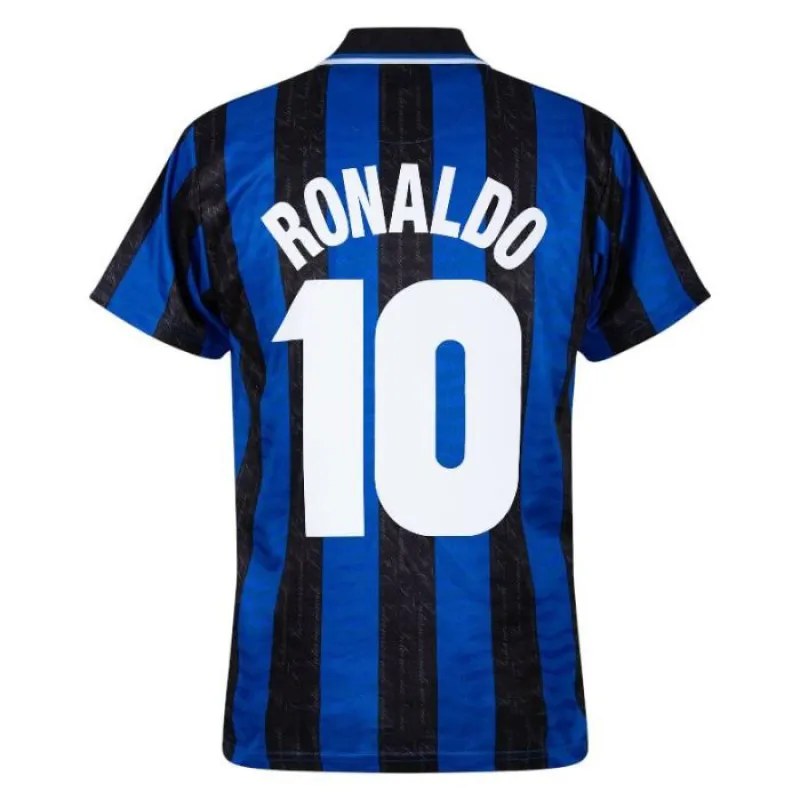 Maglia casa retro A di Ronaldo Internazionale Milano 1997/98 - Blu