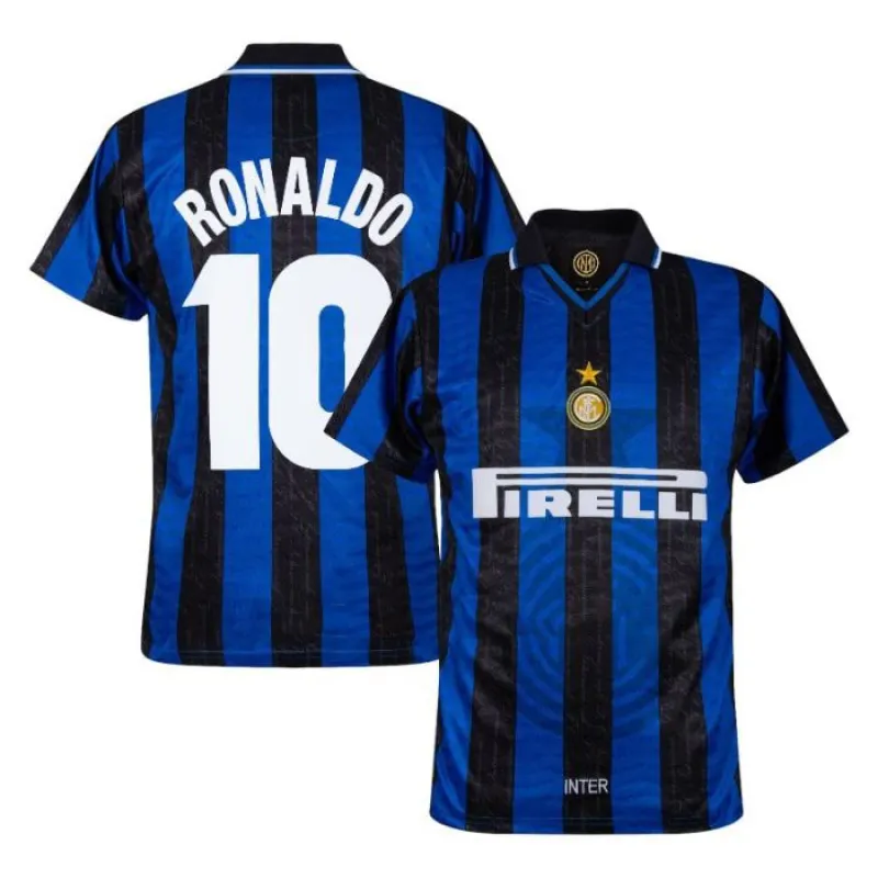 Maglia casa retro A di Ronaldo Internazionale Milano 1997/98 - Blu