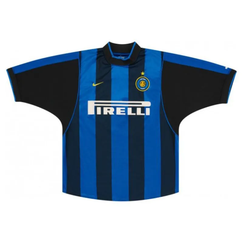 Camiseta local retro de Ronaldo Inter Milan 2000/01 - Azul