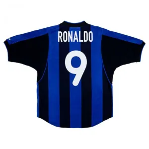 Camiseta local retro de Ronaldo Inter Milan 2000/01 - Azul