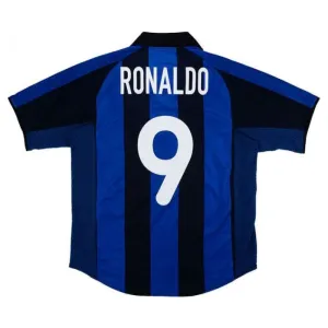 Camiseta local retro de Ronaldo Inter Milan 2001/02 - Azul