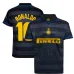 Camiseta retro de visita de Ronaldo Inter Milan 1997/98 - Negra