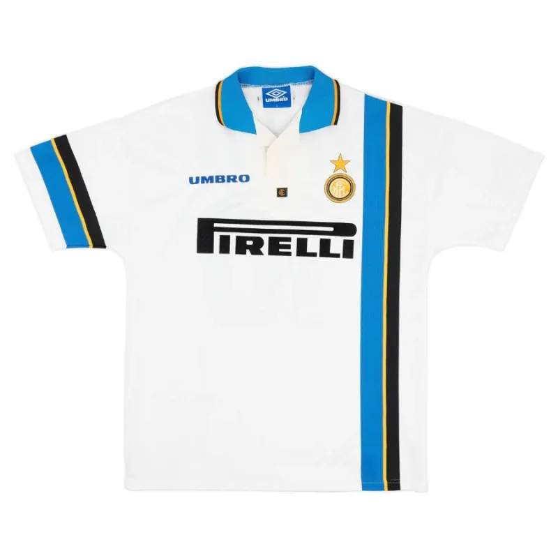 Camiseta retro de visita de Ronaldo Inter Milan 2001/02 - Blanca
