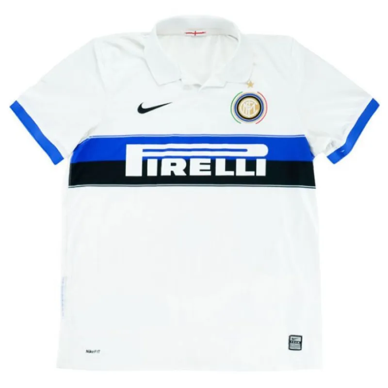 Inter de Milán 2009/10 Camiseta retro visitante - Blanca