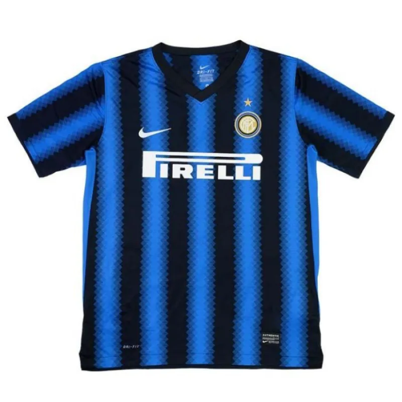 Inter de Milán 2010/11 Camiseta retro local - Azul/Negra