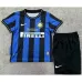 Inter Milan 2010/11 retro Kinder-Heimtrikot - blau