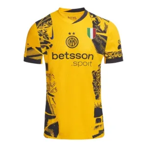 Tercer camiseta de fuera del Inter de Milán 2024/25-Jugador-Amarilla