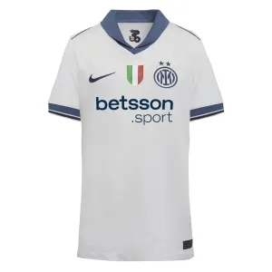 Camiseta de campo infantil de fuera del Inter Milan 2024/25 - blanca