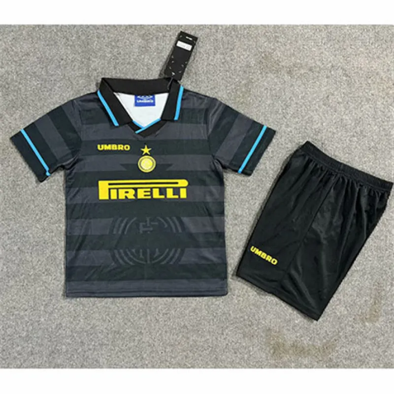 Tercer camiseta de campo infantil del Inter Milan 2024/25 - negra