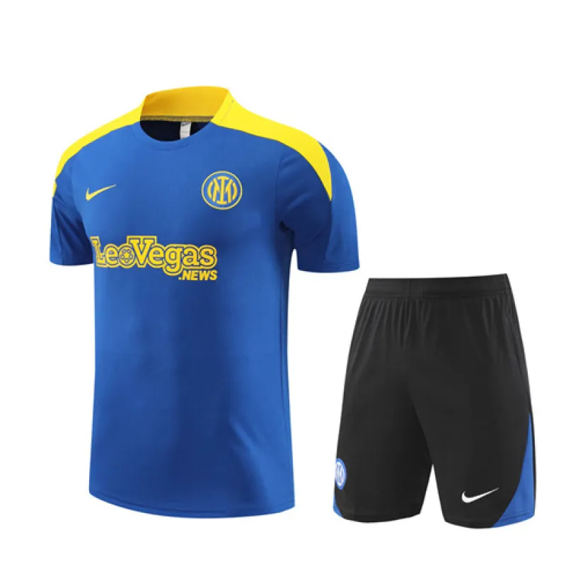 Camiseta de entrenamiento + pantalones cortos del Inter Milan 2024/25 - azul