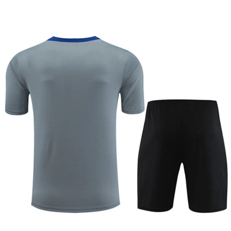 Camiseta de entrenamiento + pantalones cortos para niños del Inter Milan 2024/25 - gris