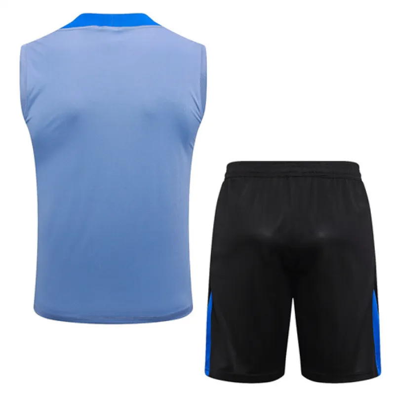 Pantalones cortos y chaleco del conjunto de entrenamiento del Inter Milan 2024/25 - gris