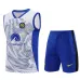 Inter Milan 2024/25 Trainingsanzugshose und -westen - weiß