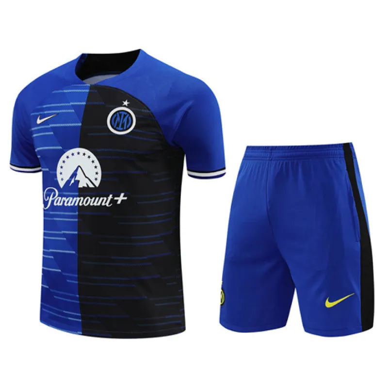 Pantalones cortos y chaleco del conjunto de entrenamiento A del Inter Milan 2024/25 - azul