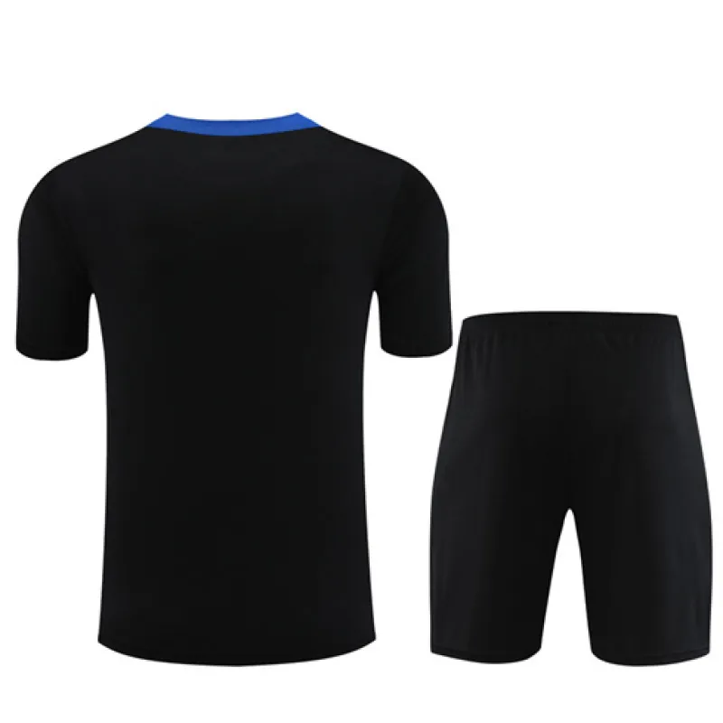 Camiseta de entrenamiento para niños + pantalones cortos del Inter Milan 2024/25 - negro