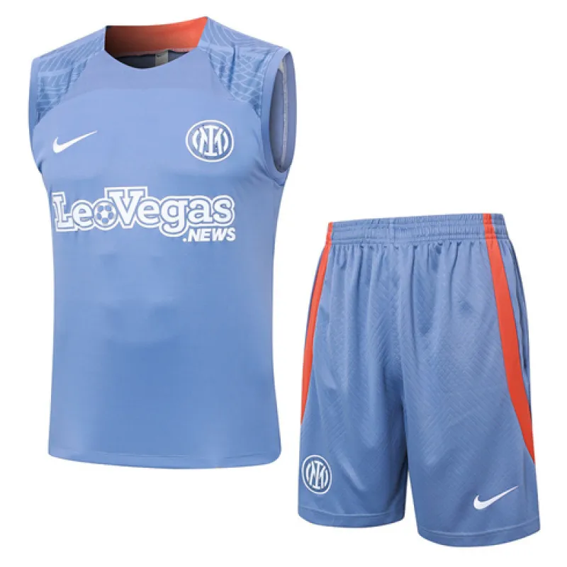 Calzoni e gilet dell'insieme di allenamento A dell'Inter Milan 2024/25 - Grigio
