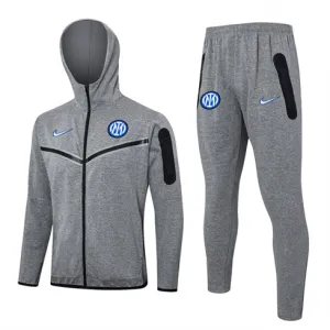 Vestito da sport con cappuccio dell'Inter Milan 2024/25 - Grigio