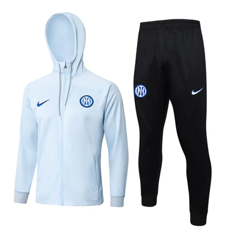 Chaqueta de deporte con capucha del Inter Milan 2024/25 - Gris claro