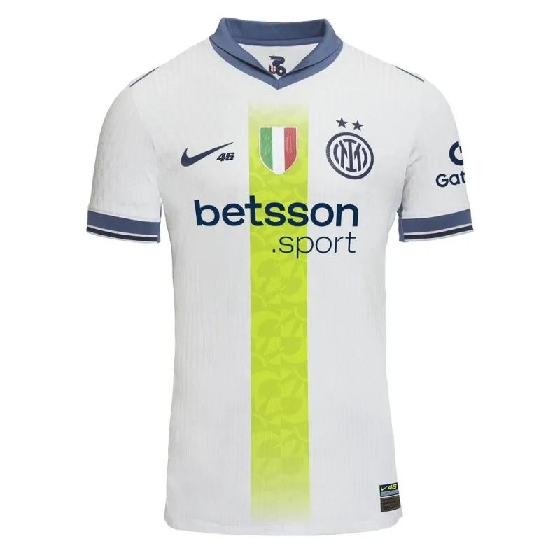 Camisa Visitante Especial VR46 para Niños Inter de Milán 2024/25 - Blanca