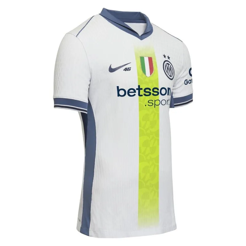 Camisa Visitante Especial VR46 para Niños Inter de Milán 2024/25 - Blanca