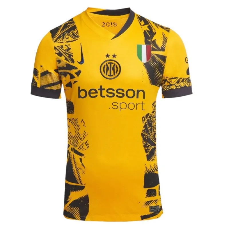 Denzel Dumfries, Maillot Inter Milan 2024/25 Troisième - Jaune