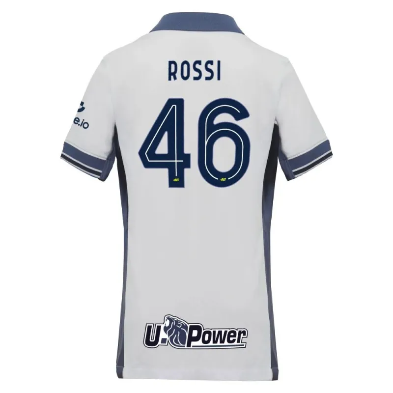 Valentino Rossi, Inter Mailand 2024/25 Auswärtsspezial VR46 Kinder-Trikot - Weiß