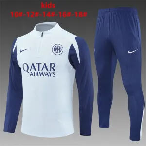 Inter Milan 2025/26 Kinder Sportanzug Weiß