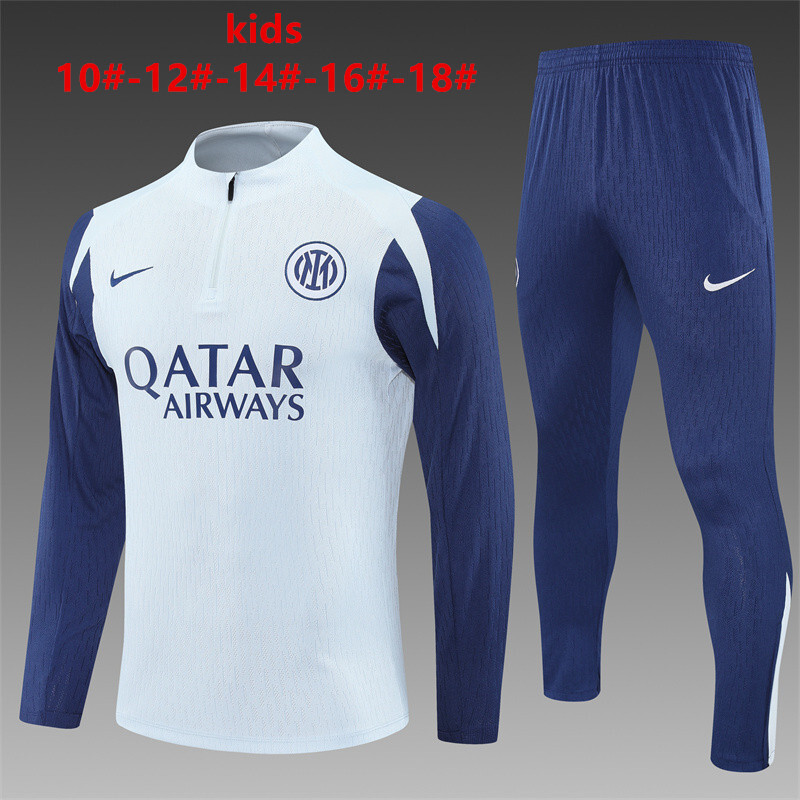 Inter Milan 2025/26 Kinder Sportanzug Weiß