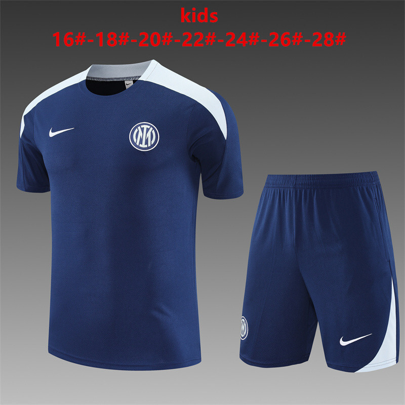 Inter Milan 2025/26 Kinder Trainingsanzug blau