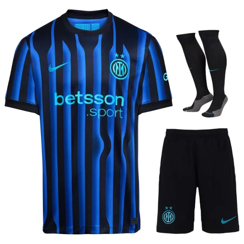 Inter Milan Enfants 2025/26 Kit domicile - Bleu