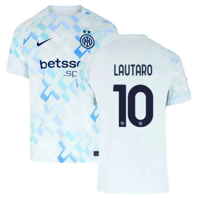 Camiseta fuera de casa de LAUTARO del Inter Milan 2025/26 - Blanco