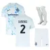 Set di maglia bambini di Dumfries dell'Inter Milan 2025/26 in trasferta - Bianco