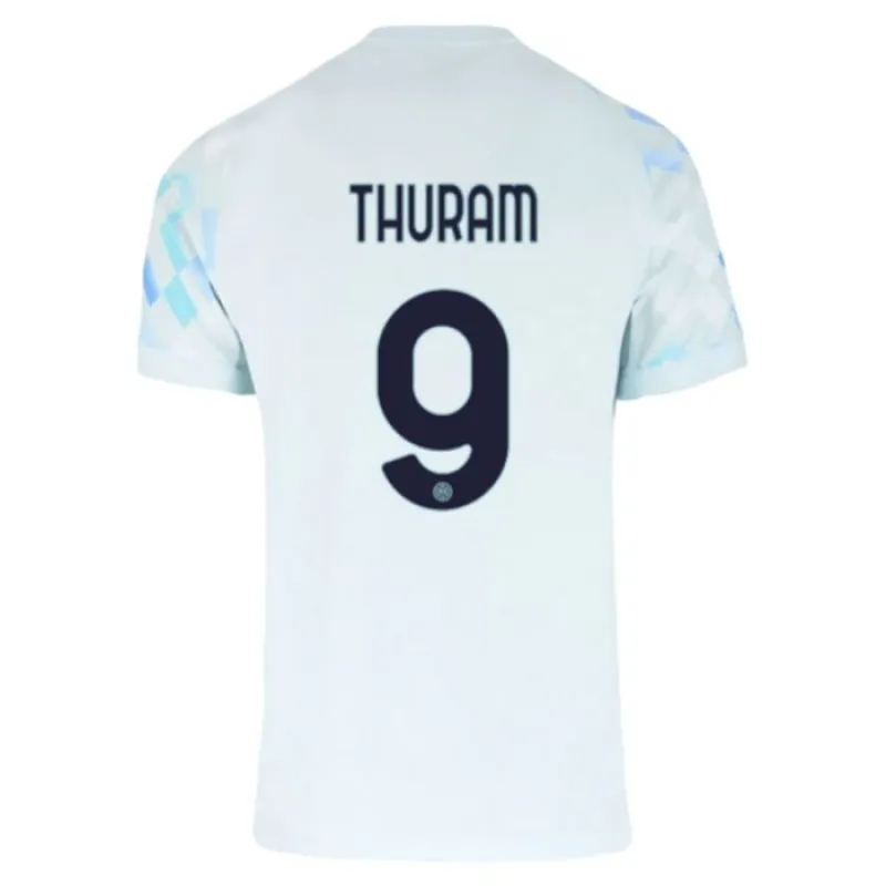 Set di maglia bambini di THURAM dell'Inter Milan 2025/26 in trasferta - Bianco